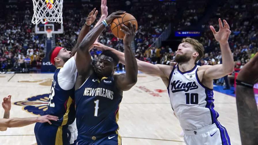 Williamson e Ingram conducen a Pelicans a victoria 117-112 ante Kings