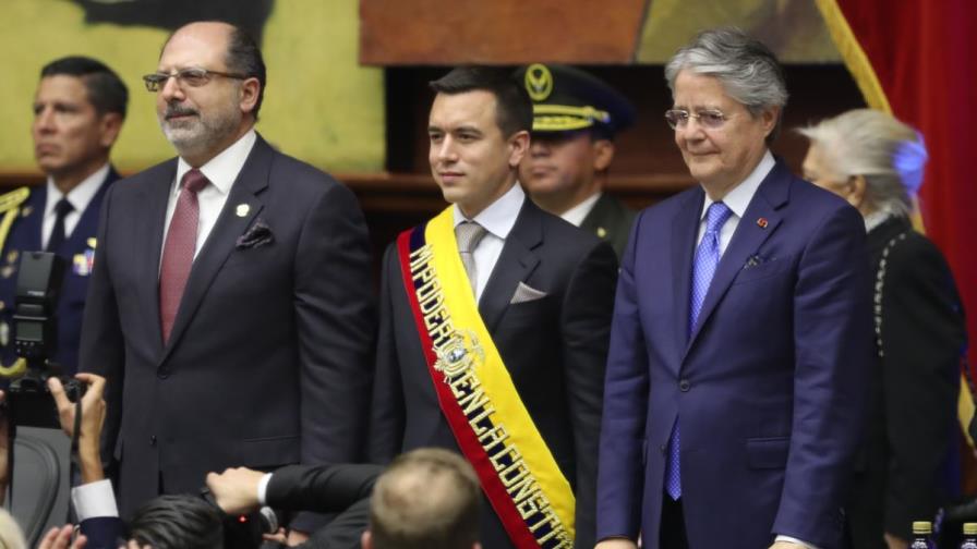 Daniel Noboa jura como presidente de Ecuador y sucede a Guillermo Lasso