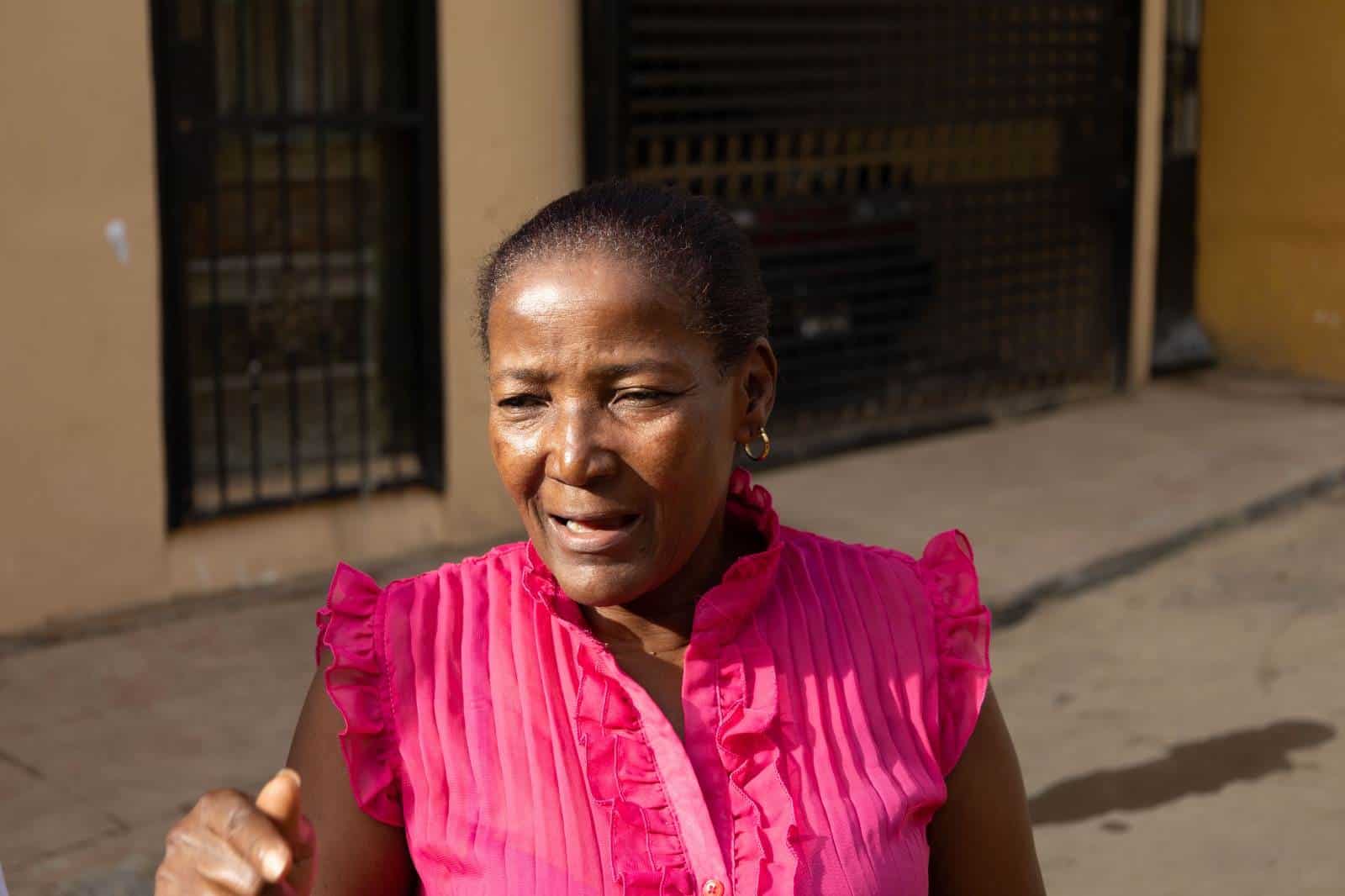 Aurora Pascual también perdió todas sus pertenencias con las lluvias del fin de semana. 