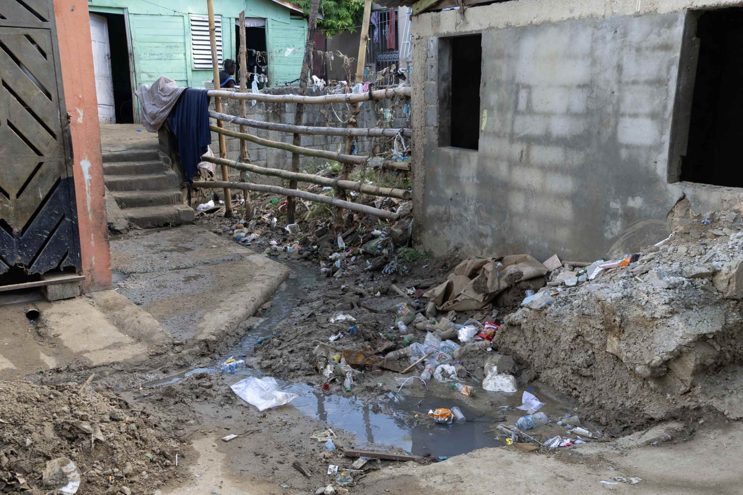 Algunos de los afectados tras las inundaciones 