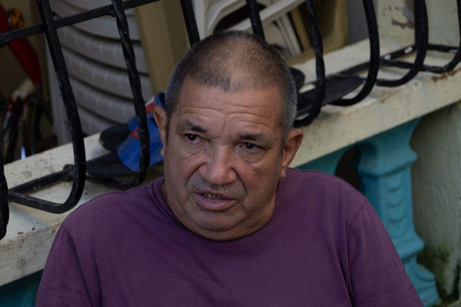 Gregorio Rodríguez lo perdió todo con las inundaciones. 