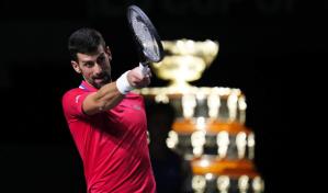 Djokovic, con r&eacute;cord, despacha a Norrie para instalar a Serbia en semis de la Copa Davis. Italia avanza