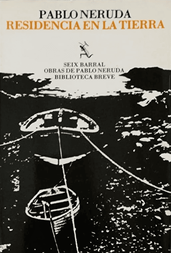 Pablo Neruda, (1925-1935)Seix Barral, 1976, 153 págs. <br><br>“Yo oigo el sueño de viejos compañeros y mujeres amadas,/ sueños cuyos latidos me quebrantan:/ su material de alfombra piso en silencio,/ su luz de amapola muerdo con delirio./ Cadáveres dormidos que a menudo/ danzan asidos al peso de mi corazón…”