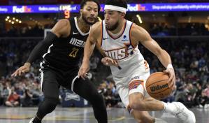 Booker brilla con 40 puntos; Suns doblegan a Grizzlies
