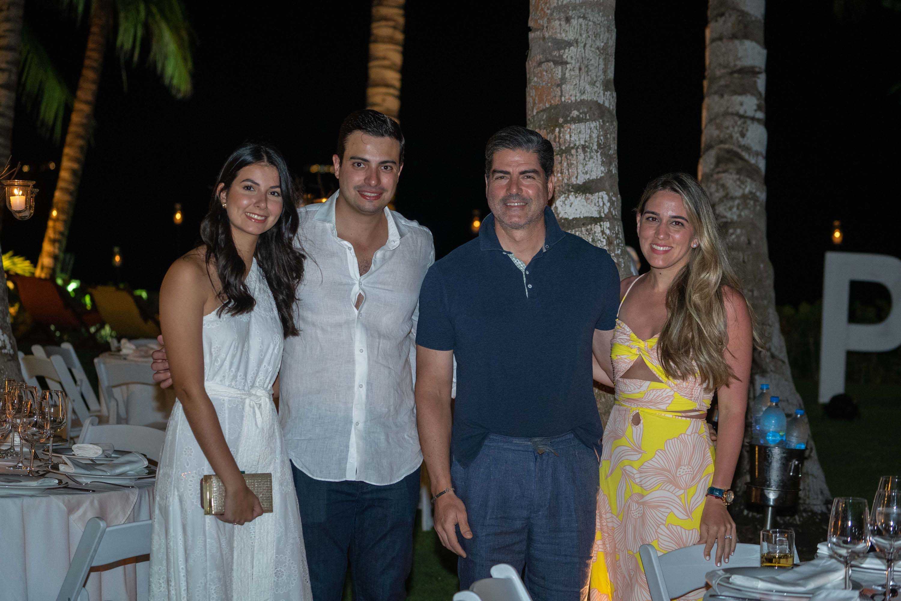 María Alejandra Bisonó, Domingo Bermúdez Turull, Luis Arturo Carbuccia y Anabelle Frías.