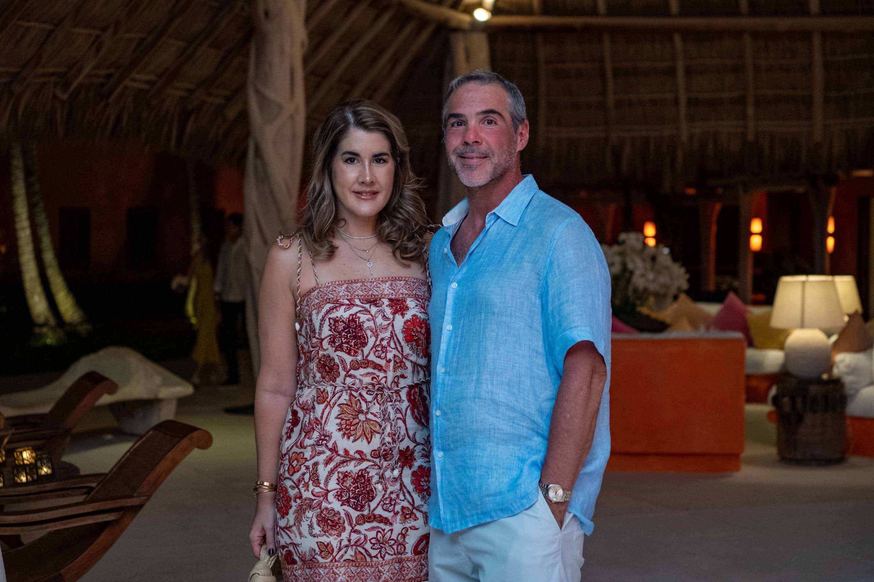 Patricia Peguero y Julio Zeller.