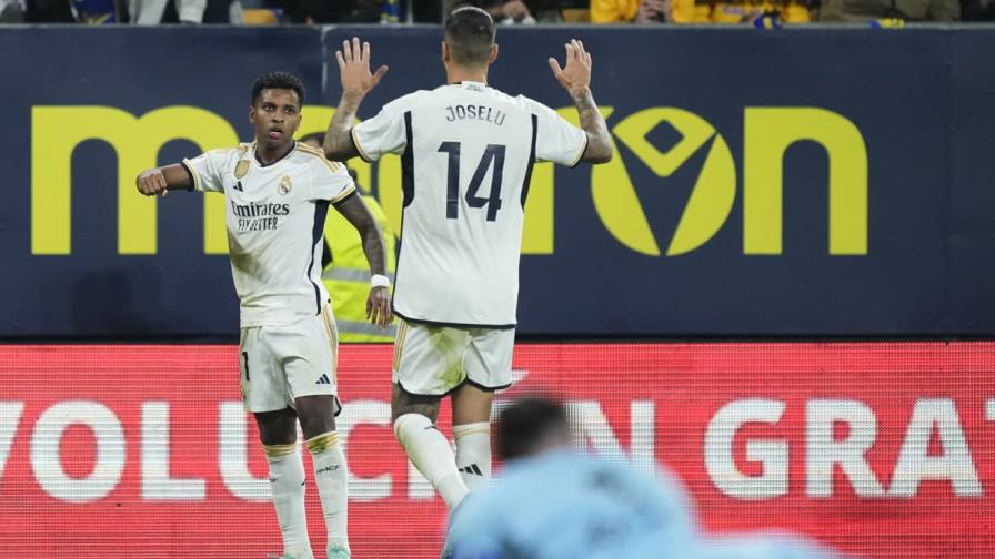 Rodrygo brilla con un doblete en goleada del Real Madrid ante Cádiz