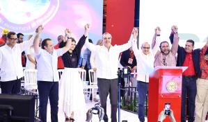 Abinader se presenta como el candidato del PRSC con un discurso nacionalista