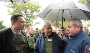 Netanyahu enseña a Musk los horrores de Hamás en una comunidad israelí al lado de Gaza