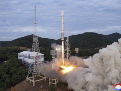 Pionyang: satélite tómo foto Casa Blanca e instalaciones de EE.UU.