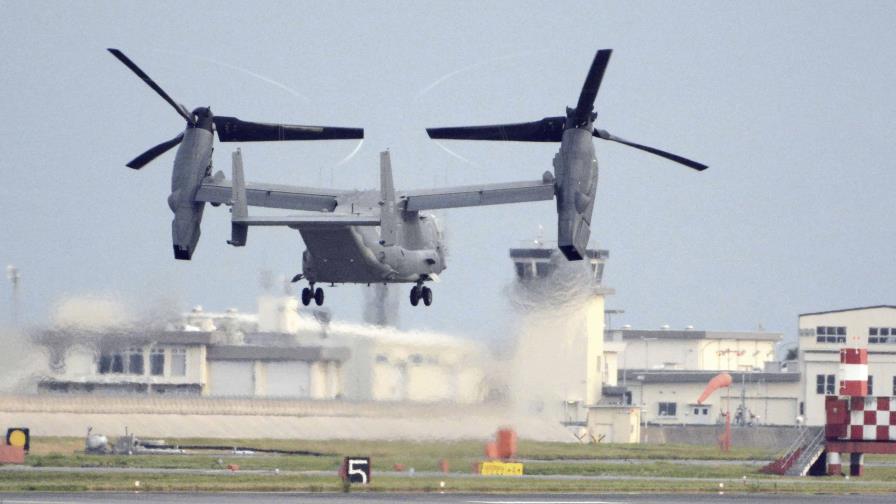 Aeronave militar de EE.UU. se estrella con seis personas a bordo en el mar al sur de Japón