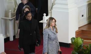 Ex primeras damas de EE.UU. reunidas en el funeral de Rosalynn Carter 