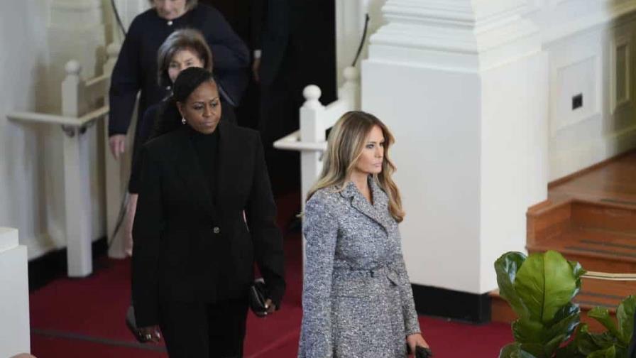 Ex primeras damas de EE.UU. reunidas en el funeral de Rosalynn Carter 