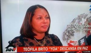 Empleada de AN7, identificada como Teofila Brito Domínguez, muere en accidente en Haina