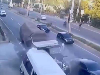 Video | Momento del accidente en Haina