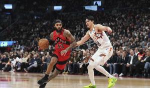 Raptors ganan por y ponen fin a racha de 7 triunfos de Suns