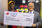 LEIDSA entrega RD$ 23 millones al ganador 451 del Loto