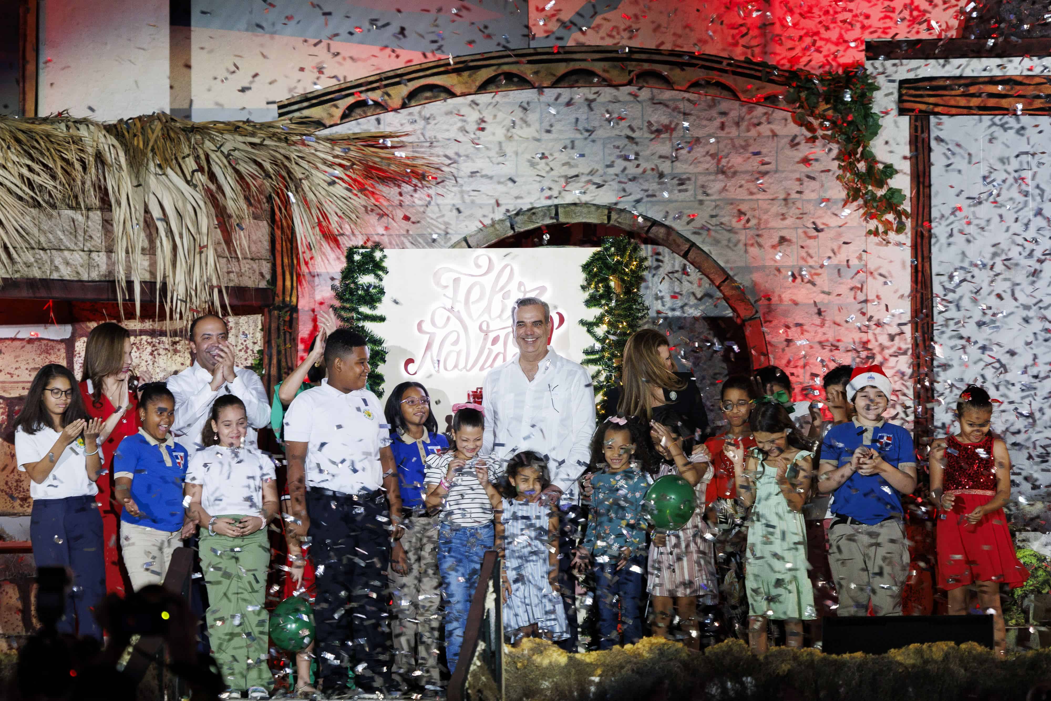 Villa Navidad abrió sus puertas a la familia dominicana en un acto encabezado por el presidente Luis Abinader.