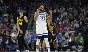 Karl Anthony-Towns ayuda a los Timberwolves a superar por 101-90 al Jazz