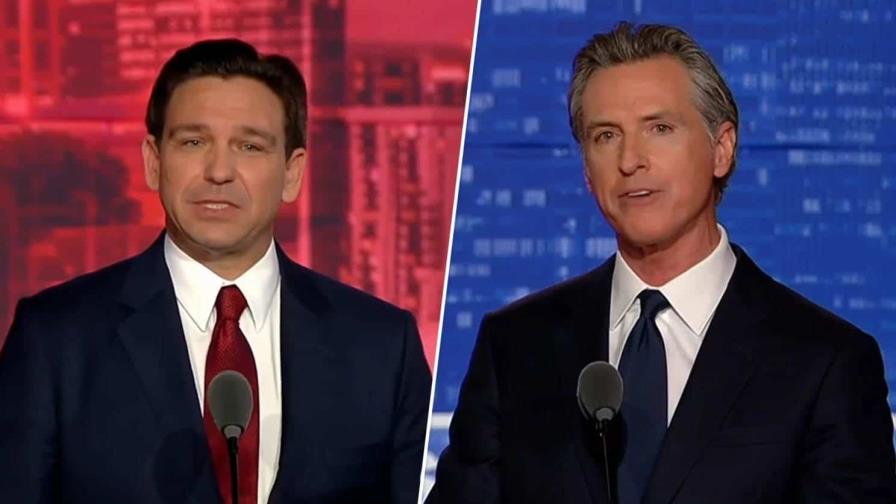 Los gobernadores de California y Florida protagonizan un acalorado debate en Fox News