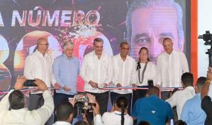 Presidente inaugura remodelación de la autopista Duarte en la entrada de Santiago