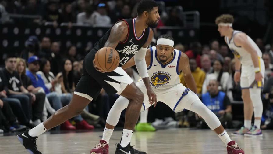 Los Clippers superan a Warriors tras triple de George con nueve segundos en el reloj