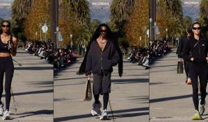 Tokischa asiste al desfile de Balenciaga Fall 24 celebrado en California