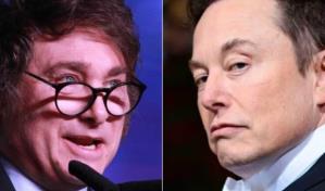 Presidente electo de Argentina Javier Milei y magnate Elon Musk se hacen guiños en X