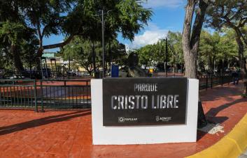 9-1-1 instala cámaras de videovigilancia en el Parque Cristo Libre para garantizar seguridad