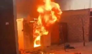 Incendio afecta furgones en mercado fronterizo de Malpaso, en Jimaní