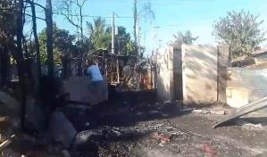 Al menos ocho casas destruidas por un incendio en Santiago 