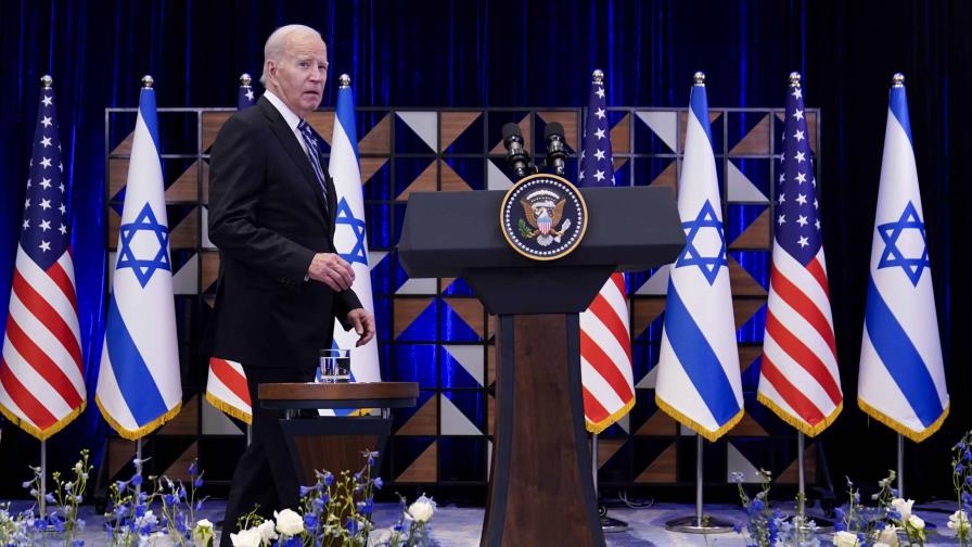 Aumenta el apoyo demócrata a Biden por posición hacia la guerra Israel-Hamás