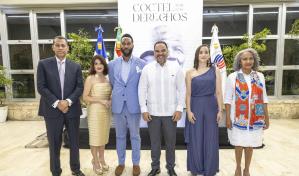 Defensor del Pueblo ofrece cóctel de bienvenida a nieto de Nelson Mandela