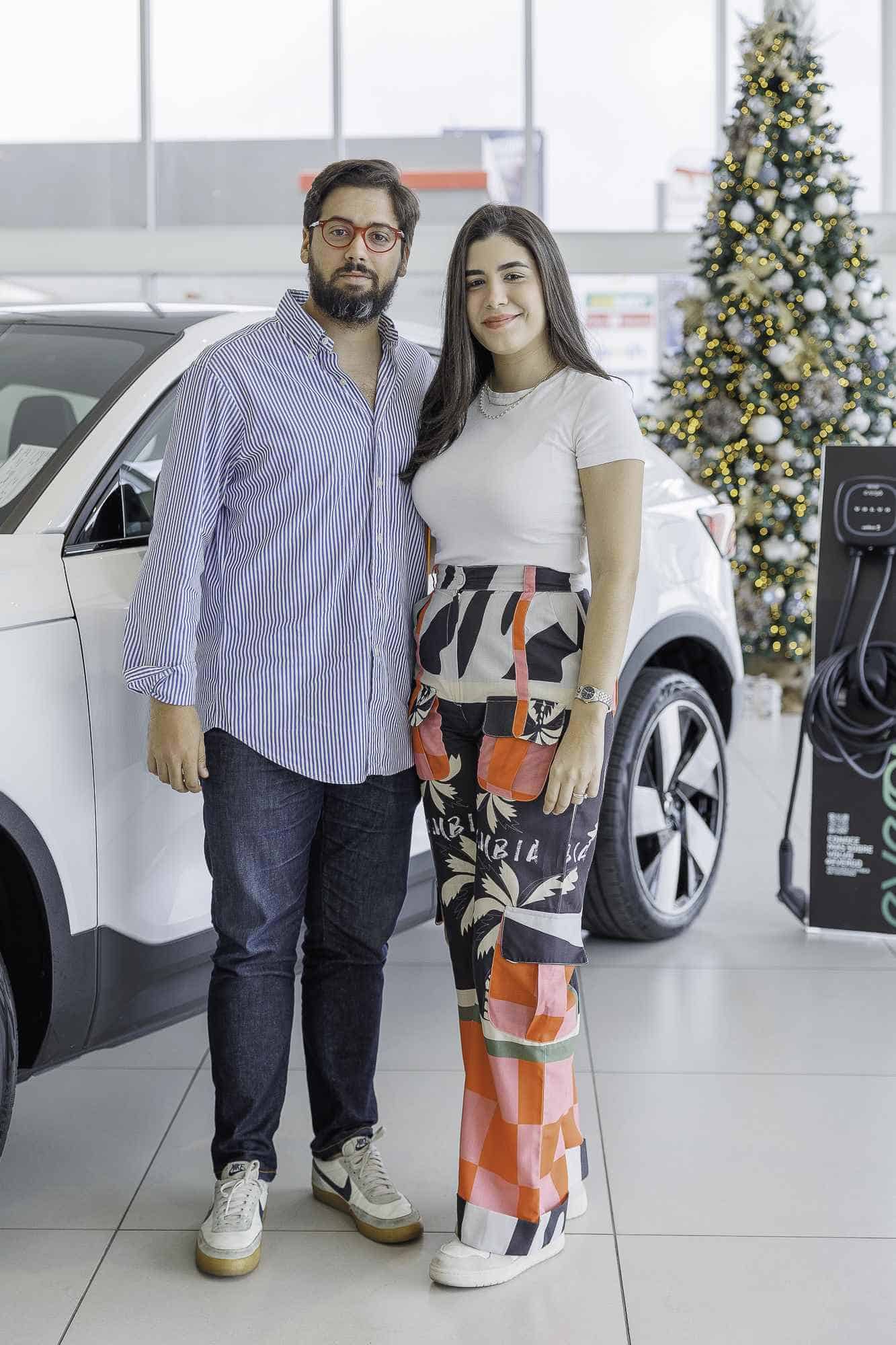 Gabriel Marte y Nicole Rosa.