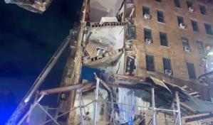 Se produce derrumbe parcial en edificio en el Bronx