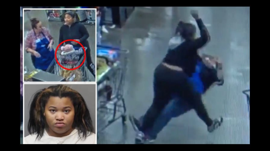 Vídeo muestra a madre golpeando a un hombre frente a su hija de 1 año