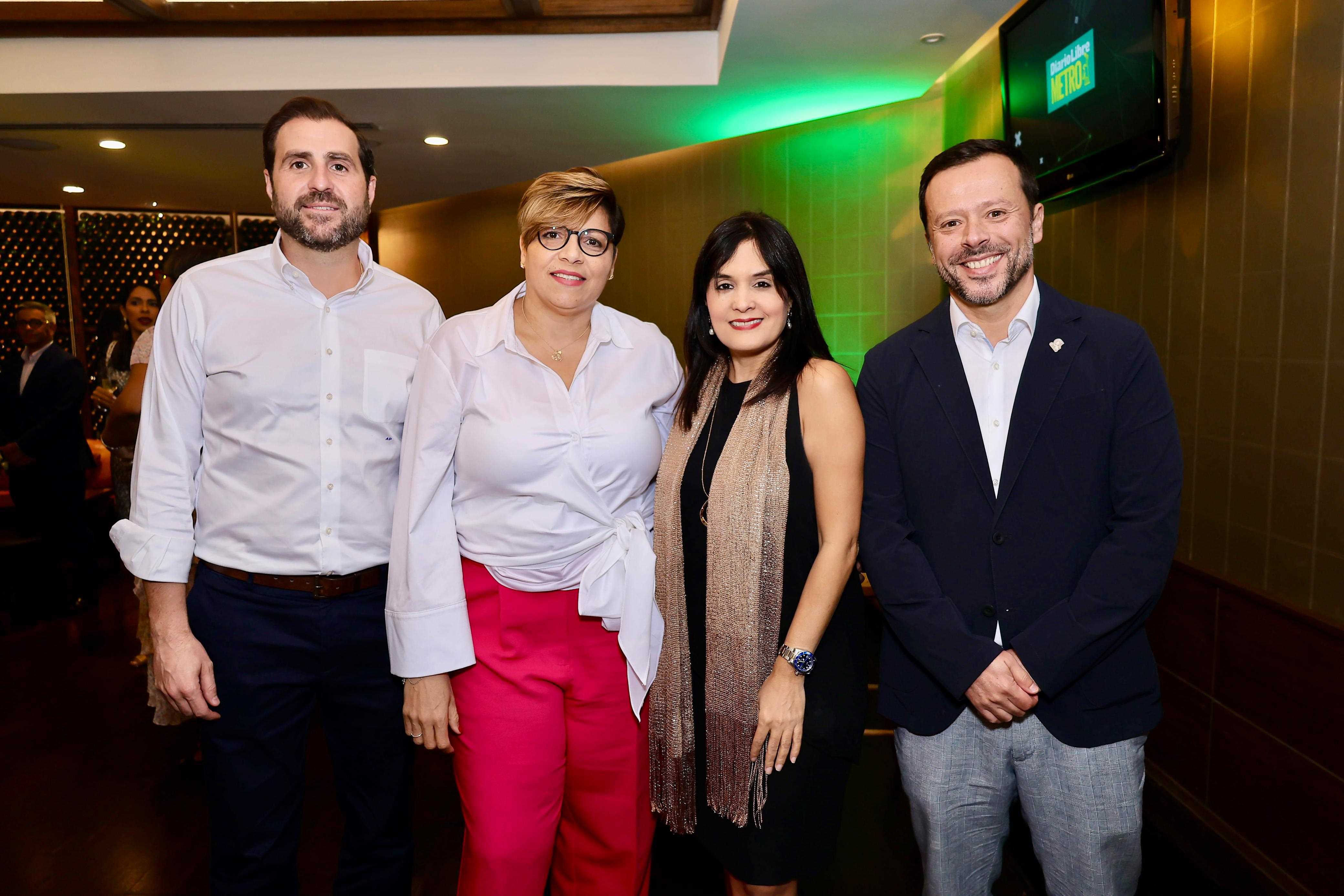 Aldo Pellice, Natividad López,  Liza Arzeno y Nuno Rainho.
