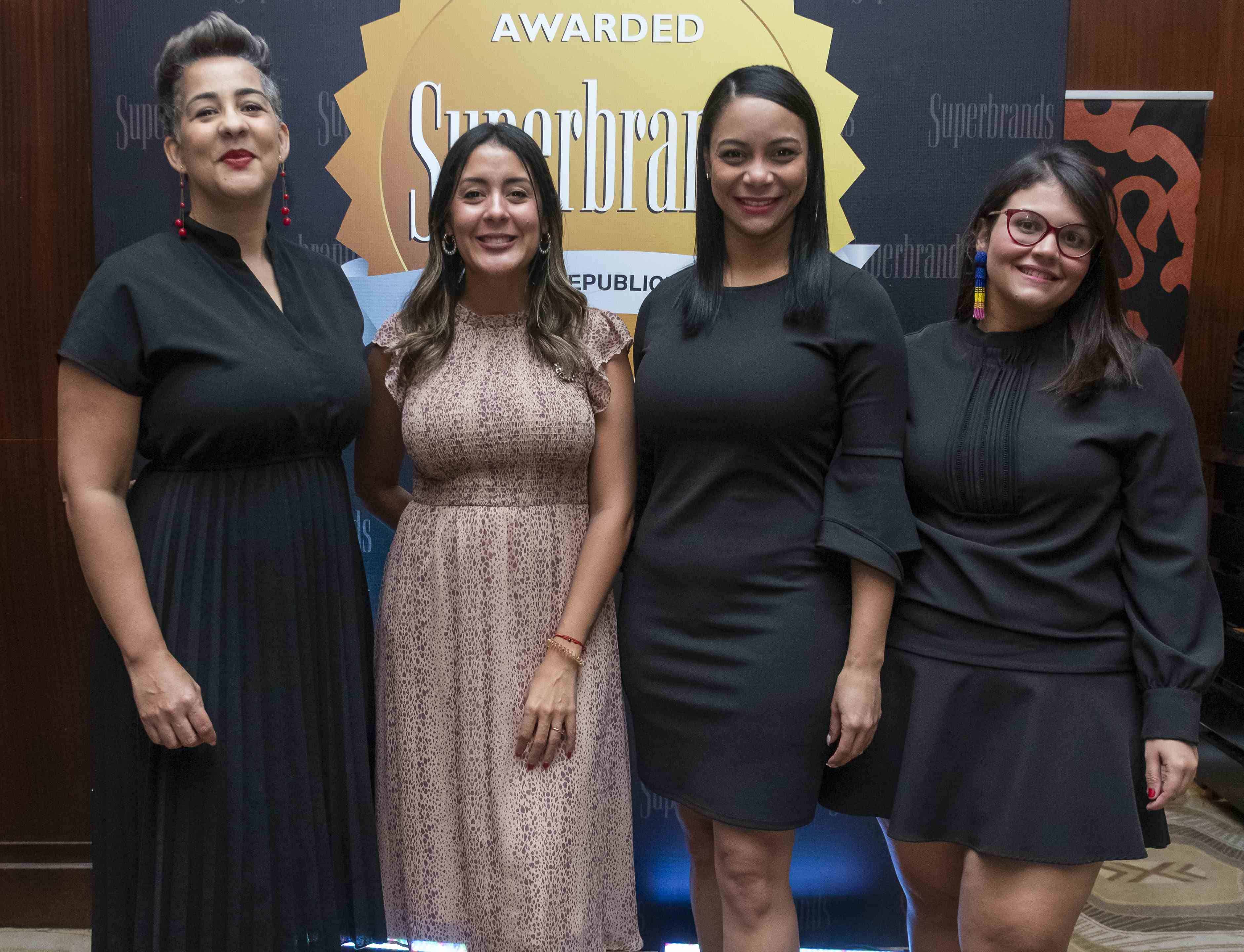 Doina Hernández, Yerenna Álvarez, Dahiana de los Santos y Nicole Pérez.
