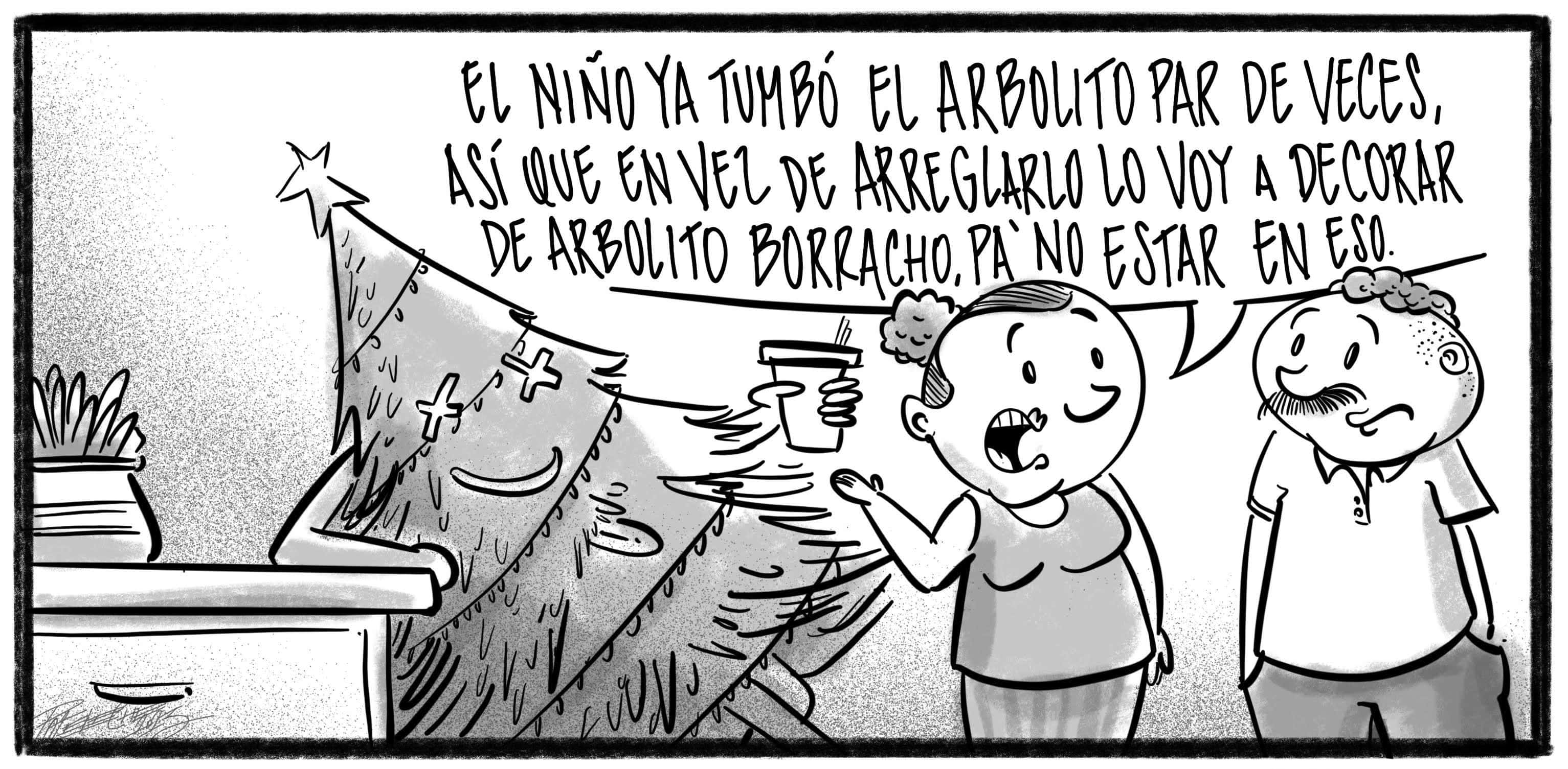 Caricatura de Noticiero Poteleche 14 diciembre 2023