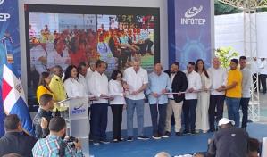 Presidente Abinader inaugura en Santiago Rodríguez dos centros de capacitación del Infotep