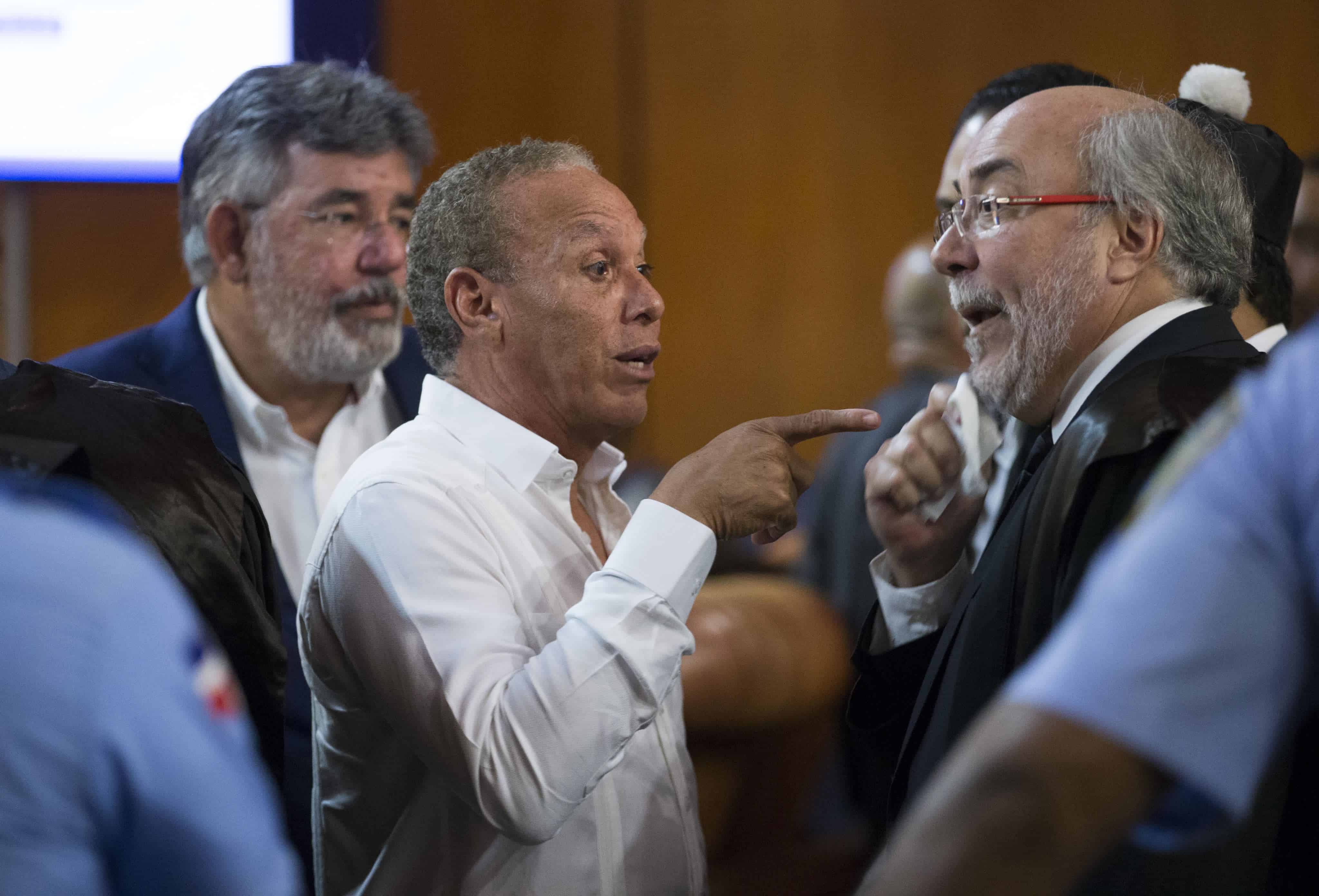 Rondón y Díaz Rúa durante una de las audiencias del caso Odebrecht.