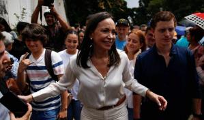 Demócratas de Florida expresan a Corina Machado respaldo a elecciones libres en Venezuela