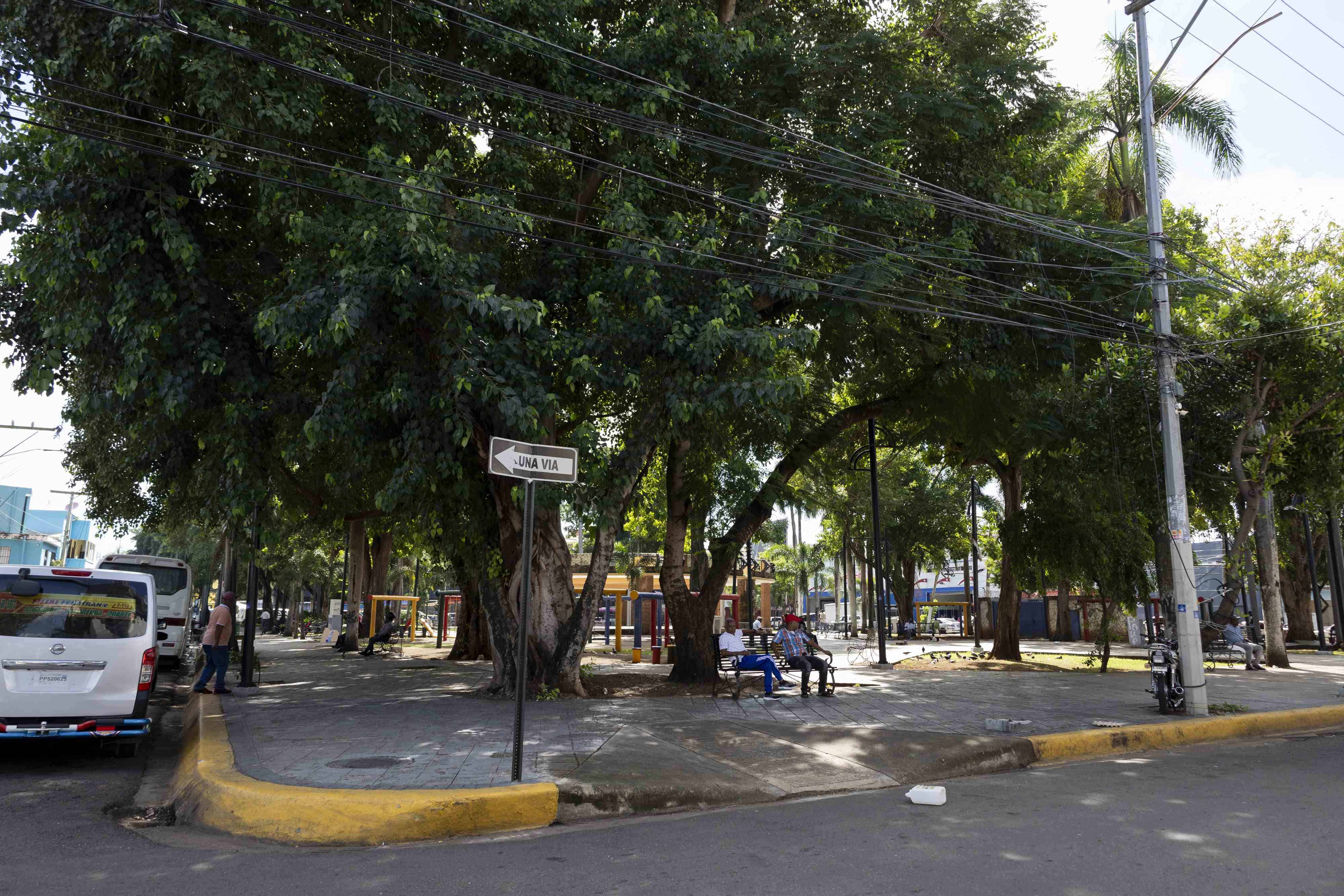 Parque en la calle Juan Pablo Pina del secor Villa Consuelo. 