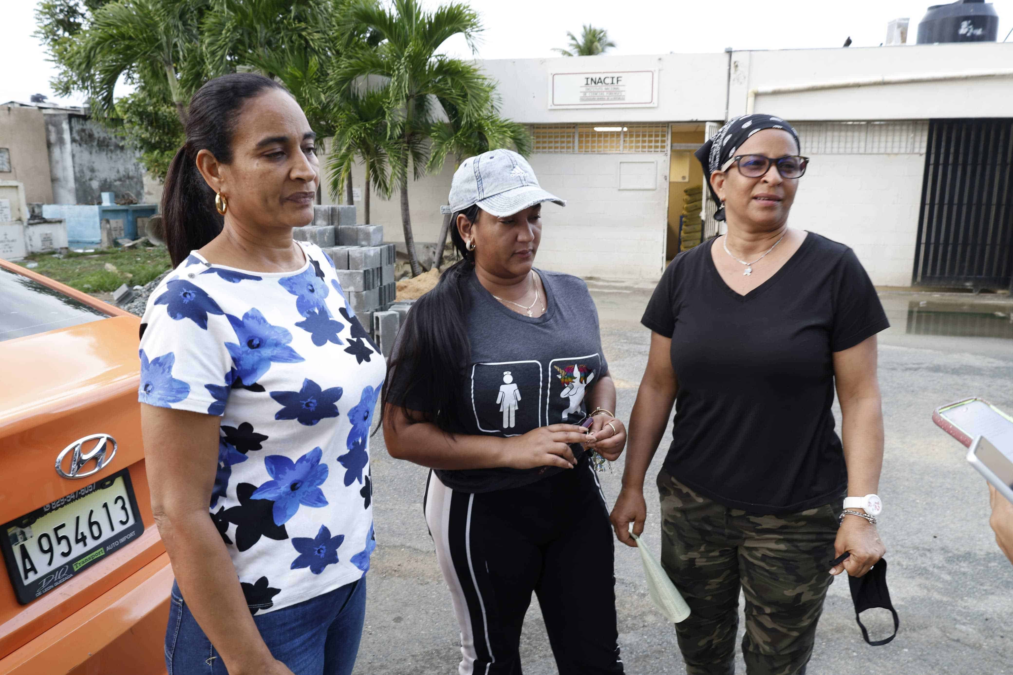 Familiares de Jayden Gómez.