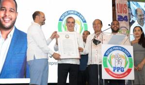 Partido de Antonio Marte proclama a Abinader como su candidato presidencial