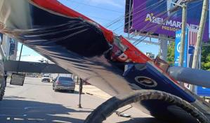 PRM culpa a Alcaldía de Santiago de caída de valla; dice trató de cortar su base hace días