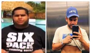 La transformación de Juan Carlos Pichardo Jr. después de la cirugía bariátrica