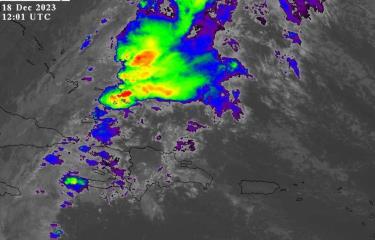 Frente frío continuará generando aguaceros y mejores temperaturas hasta el miércoles
