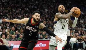 Antetokounmpo supera récord de rebotes de Abdul-Jabbar en la victoria de los Bucks sobre Rockets