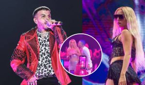 Rauw Alejandro intenta perrear con Bad Gyal, pero es rechazado en pleno concierto
